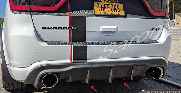 Custom Dodge Durango  SUV/SAV/Crossover Rear Lip/Diffuser (2017 - 2024) - $740.00 (Part #DG-015-RA)